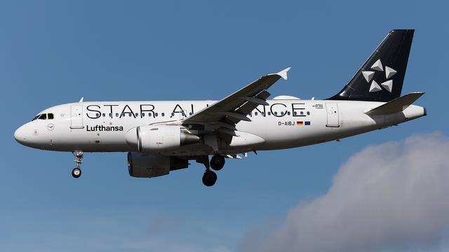 D-AIBJ:Airbus A319:Lufthansa